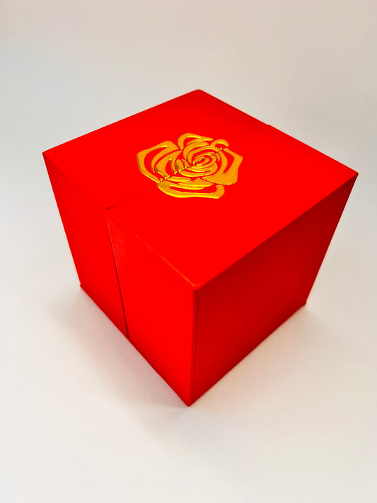 CAJA  DE ANILLO DE ROSA